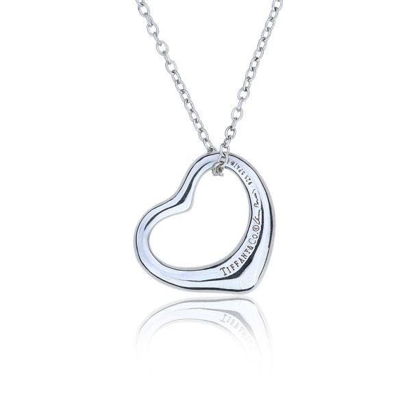 Tiffany & Co. Peretti Open Heart Cable Necklace | Purple Creek